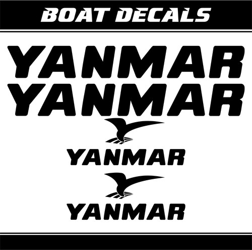 Yanmar aufkleber für motor - aufkleber,