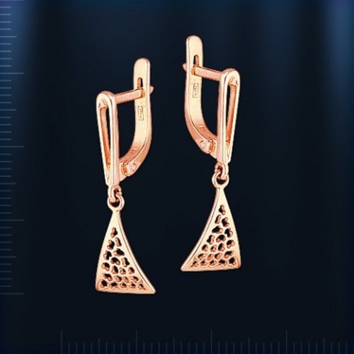 Gold ohrringe dreieck ohne - gold,