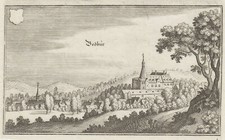 Bedburg Erft Original Kupferstich Merian 1647