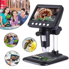 I38C Digitales Mikroskop 1000X 2MP 8-LED USB Endoskop Lupe Kamera mit Ständer