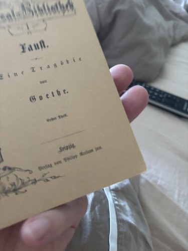 Goethe faust eine tragödie - eine,