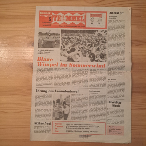 Ddr zeitung thälmannpioniere - ddr,