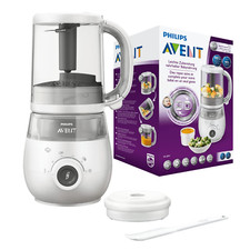 Philips SCF883/01 Avent 4-in-1-Babynahrungszubereiter Dampfgaren Mixen 1000ml