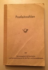 Postleitzahlenbuch von 1961