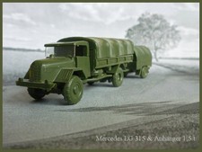 RMM Roskopf - Bundeswehr Mercedes LG 315 mit Anhänger 1,5 t