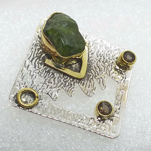 Echter peridot rauchquarz - echter,