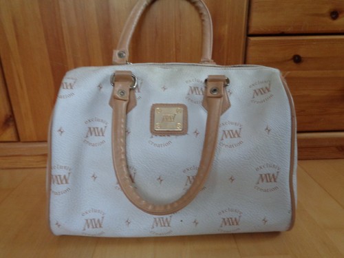 Handtasche weiß - :::, handtasche,