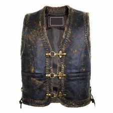 Herren Lederweste Vintage