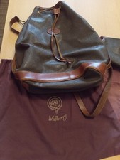 Rucksack Mulberry + Schminktasche Grün / Braun