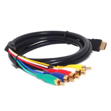 P74 HDMI Stecker zu 5RCA Cinch