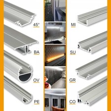 LED Aluprofil 1m 2m LED Alu