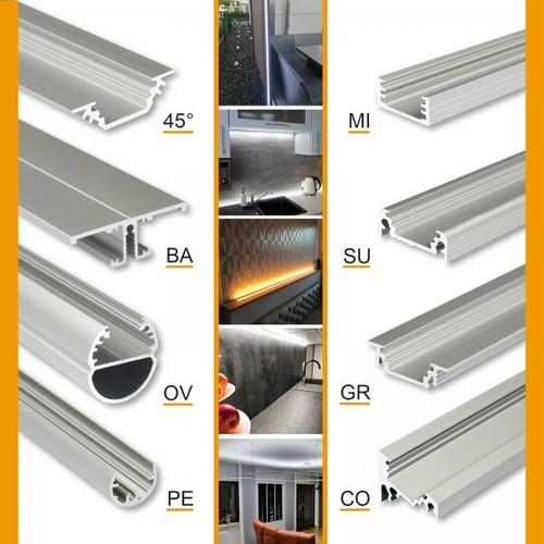 Led aluprofil alu - aluprofil, 2m