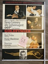 James Bond 007 Goldfinger Filmplakat 60er   Sean Connery original ca 84x60    59