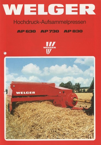 Welger 630 730 830 - 630,