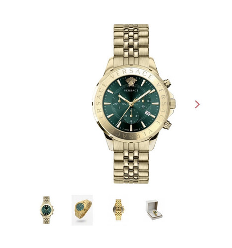 Versace signature chronograph - versace,