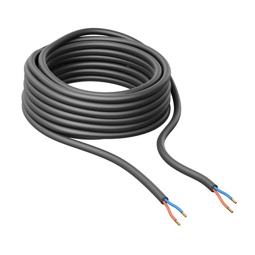 Außenkabel schwarz x 1 - 2,