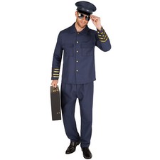 Herrenkostüm pilot piloten - herrenkostüm,