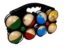 Boule Set aus Holz mit