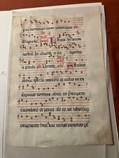 Antiphonar Original aus dem 14. Jahrhundert mit Echtheitszertifikat
