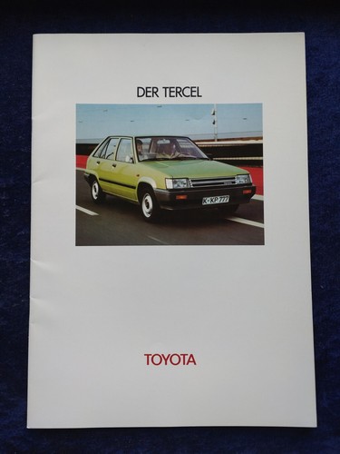 Toyota tercel prospekt - toyota,