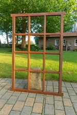 Stallfenster, Fenster, Gussfenster, Gußeisenfenster, Eisenfenster, Remise,Garten