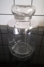 Bonboniere Glas Deckel luftdicht rechteckig 19,5 cm Höhe