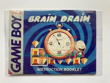 Brain Drain, Spielanleitung, Bedienungsanleitung, Game Boy, Gameboy, GB
