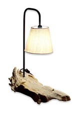 Treibholz Tischlampe 45 cm Altholz Tischleuchte Holz Lampe Stehlampe Landhaus