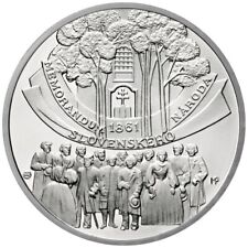 Silbermünze Memorandum 150. Jubiläum 2011 - Slowakei - 18 gr ST