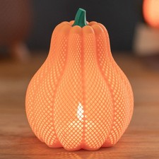 3D Kürbisse Set mit LED