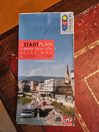 Stadtplan villach city map - villach,