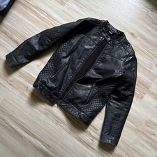Yigga Kunstlederjacke Schwarz