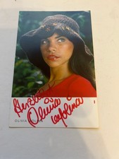 Autogramm Karte Olivia Molina handsigniert