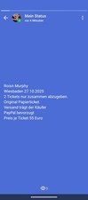 Roisin Murphy Tickets, Wiesbaden x 2