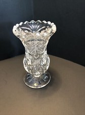 Vtg Kristal Zajecar Footed