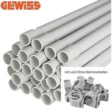 Elektrorohr  Kunststoffrohr  Stangenrohr  Leerrohr M16-M40  Klemmschellen