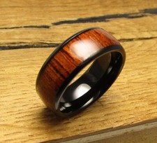 Holzring Herrenring Wolfram