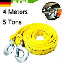 5 TONNE 5000kg 4M Abschleppseil mit 2 Haken Schleppseil DoppelZugseil PKW LKW DE