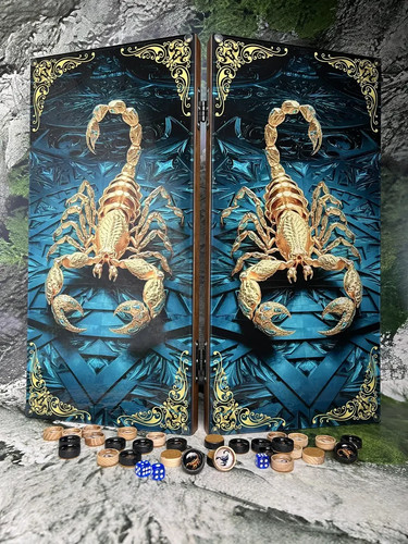 Backgammon scorpion luxus - scorpion,