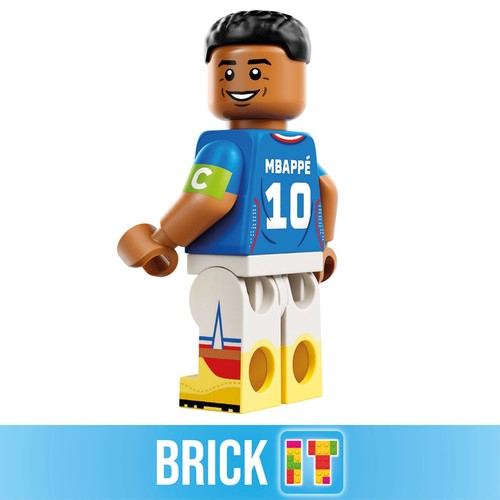 Lego kylian mbappé minifigur - mbappé,
