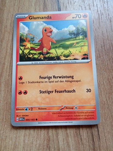 Pokemon karte glumanda deutsch - karte,