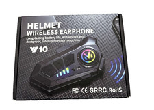 Motorradhelm Bluetooth Headset, Y10 Motorrad Helm Headset mit Sprachassistent