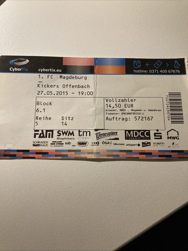 Fußballticket fc - fußballticket, 1.