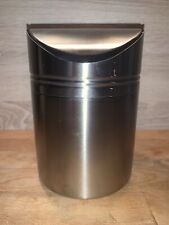 Ikea Abfallbehälter mit Schwenk Deckel Edelstahl H13,5 cm x Ø12 cm