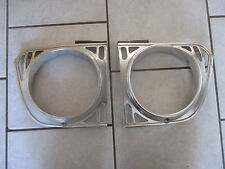 Ford Taunus P6 Alu Scheinwerferrahmen Scheinwerferring Scheinwerfer Blende SET