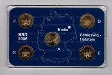 2006 Schleswig Holstein-Holstentor Lübeck, 5x2,00€, A-J, unzirkuliert, #1