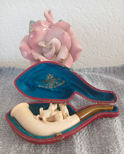 Antike wiener meerschaumpfeife - antike,