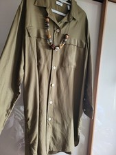  ESPRIT-Tunika Kleid ,XXL m. Leinen* Khaki 