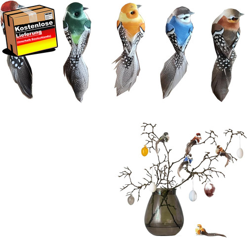 Deko vögel kunststoff - deko,