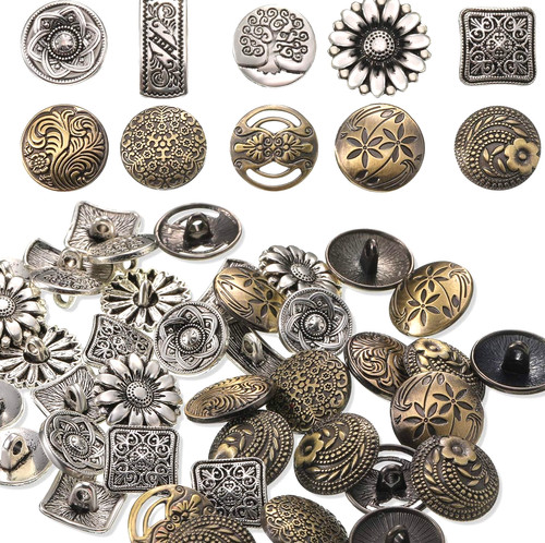 Trachtenknöpfe metall - 80,